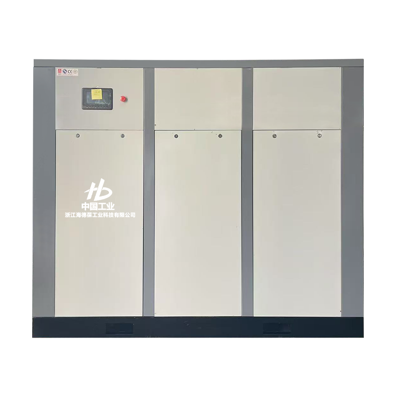 Compresor cu două trepte cu dublu șurub cu micro-ulei de 120 CP