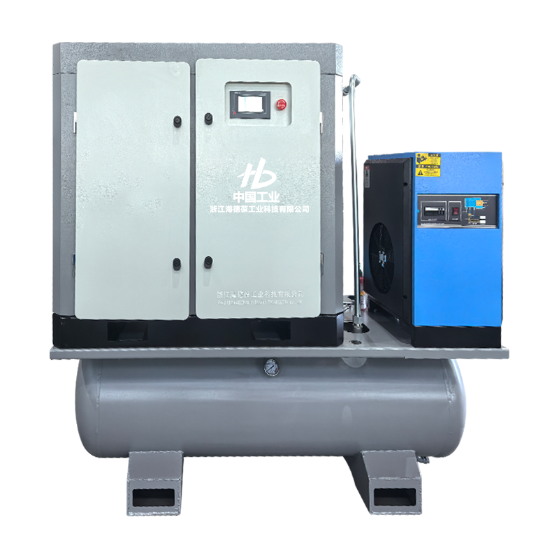 Mașină integrată cu laser cu compresor cu șurub